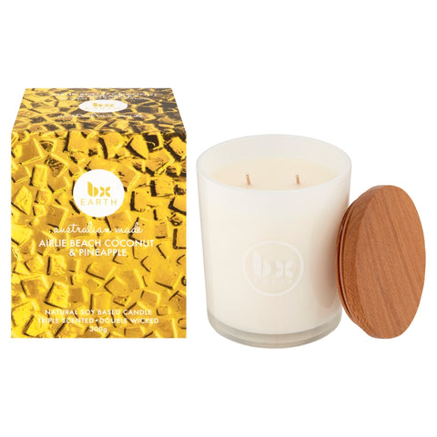 Airlie Beach Coconut and Pineapple Natural Soy Based Candle