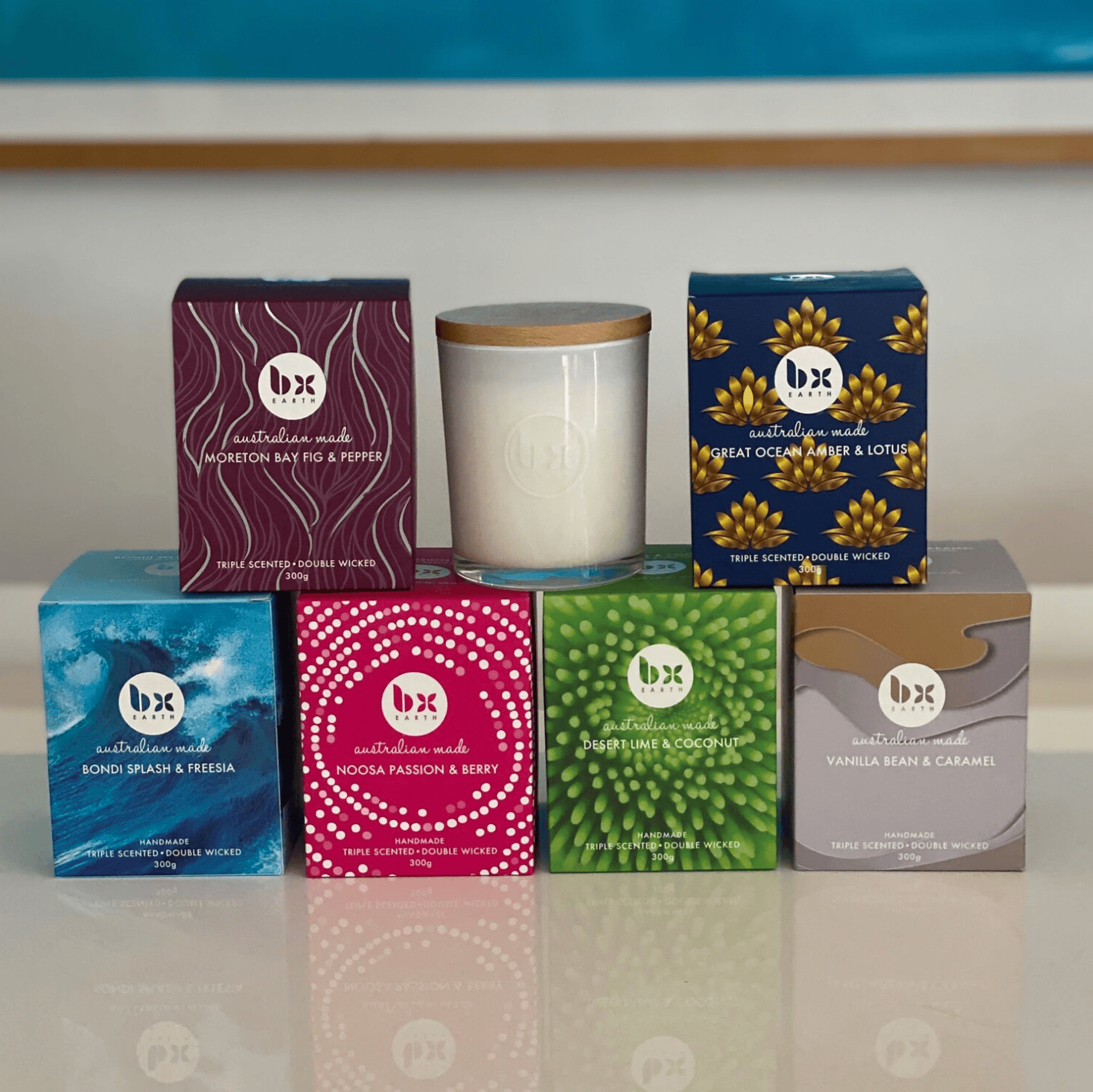 4x Triple Scented Soy Based Candles