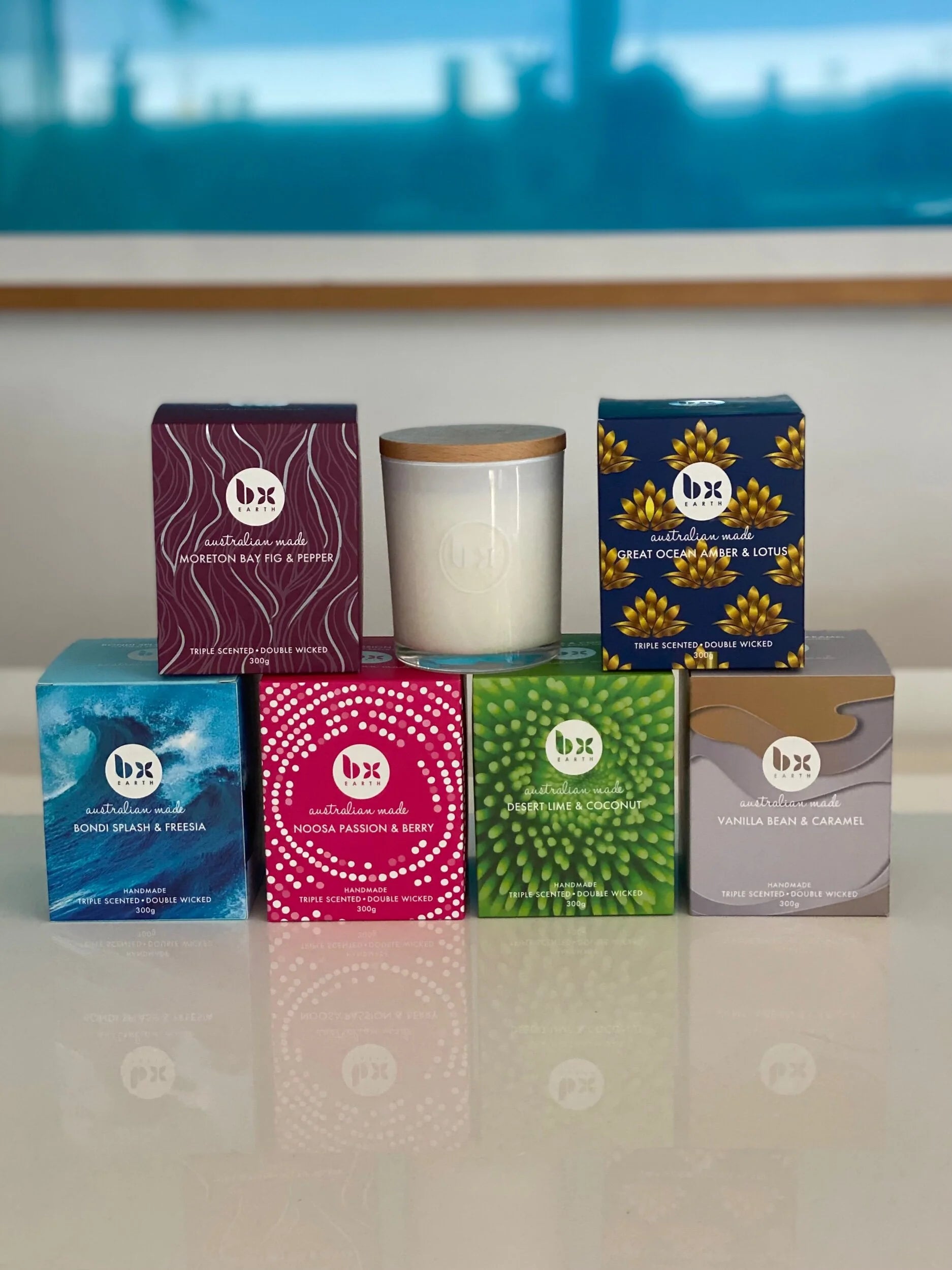 6x Triple Scented Soy Based Candles