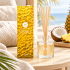 Coconut and pineapple reed diffuser lifestyle image