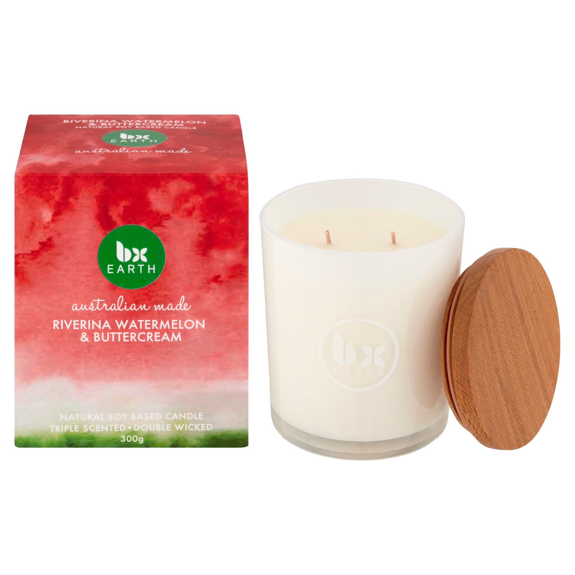 Riverina Watermelon and Buttercream Natural Soy Based Candle