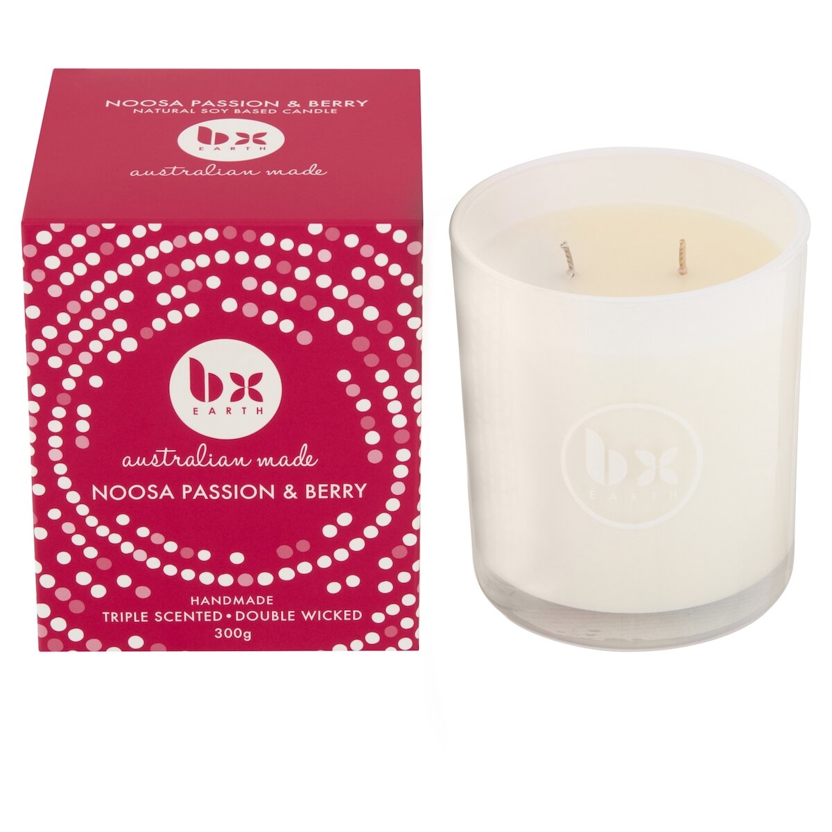 Noosa Passion and Berry Natural Soy Based Candle