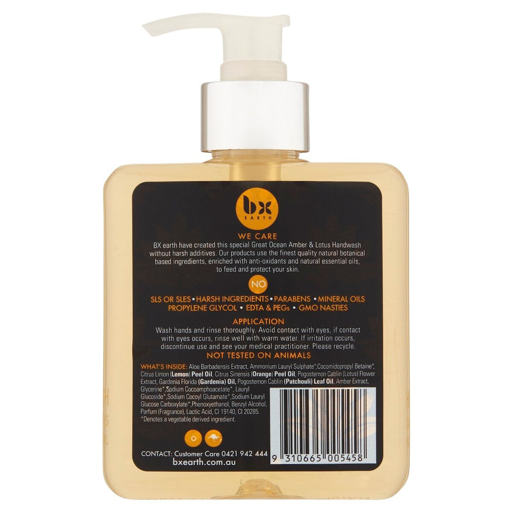 Great Ocean Amber and Lotus Natural Handwash