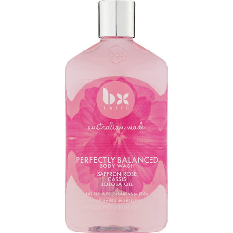 Perfectly Balanced Natural Saffron Rose Cassis & Jojoba Oil Bodywash